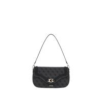 Guess Schultertasche Dea Flap Lederimitat 29 cm Anthrazit (Coal Logo)