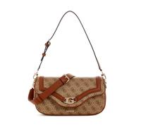 Guess Schultertasche Dea Flap – Latte Logo Beige – Einheitsgröße