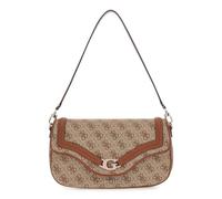 Guess Schultertasche Dea Flap Shoulder Bag, Latte Logo, Beige