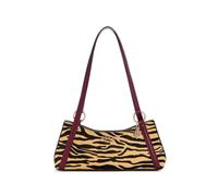 GUESS Schultertasche Domitilla Shoulder Bag Zebra hellbraun