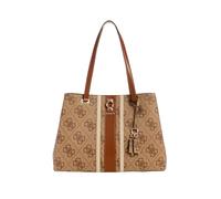 GUESS Schultertasche Erenia Tote Bag Latte Logo beige