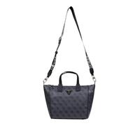 Guess Schultertasche Follie Small Tote Bag Coal Logo Dunkelgrau Größe UNICA