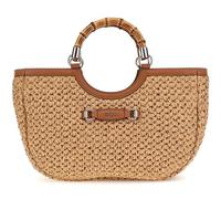 GUESS Schultertasche Handtasche Siria Girlfriend Satchel Bag Natural/Caramel hellbraun