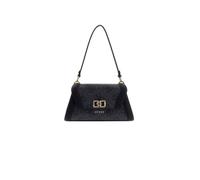 Guess Schultertasche Karnilla mit Logo-Klappe Coal One Size