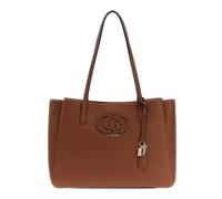 GUESS Schultertasche Laptoptasche mit Laptopfach Isola Multi Compartment Tote Cognac braun