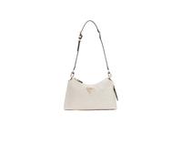 Guess Schultertasche Cresidia II Top-Zip Cremeweißes Logo 27 cm Damen