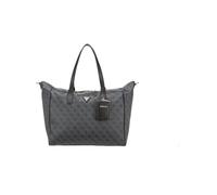 GUESS Schultertasche Reisetasche Latona Travel Carryon Tote Coal Logo dunkelgrau