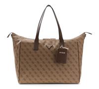 GUESS Schultertasche Reisetasche Latona Travel Carryon Tote Latte Logo braun