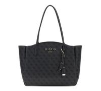 GUESS Schultertasche Reisetasche Lindsey Travel Tote Coal Logo dunkelgrau