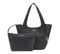 Guess Tote Bag in Leder-Optik mit Logo-Applikation Modell 'Calista' in Black, Größe 1