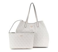 GUESS Schultertasche Shopper Eco Victtoria Large 2 In 1 Tote Bone Logo beige