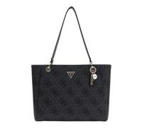 GUESS Schultertasche Noelle II Tote Bag Coal Logo dunkelgrau