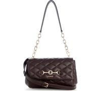 GUESS Schultertasche Umhängetasche Frances Flap Shoulder Bag Brown braun