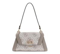 GUESS Schultertasche Umhängetasche Karnilla Flap Shoulder Bag Dark Taupe Logo