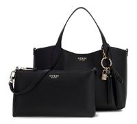 GUESS Schultertasche Umhängetasche Melody 2 In 1 Satchel Black schwarz