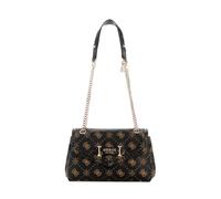 GUESS Silia Convertible Xbody Flap Bag Espresso Logo