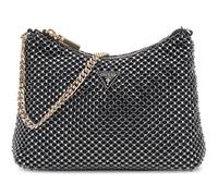 Guess Schultertasche Zalina Top Zip Pewter Schwarz