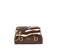 Guess Sestri Zebra Bag, Schultertasche, Umhängetasche, Braun