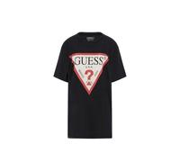 Guess Shiny Triangle Tee W4YI34I3Z14 Kurzarm-T-Shirt, Schwarz, Large