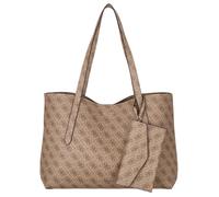 Guess Shopper Brenton – Lederimitat mit Logo – Hellbraun – Damen