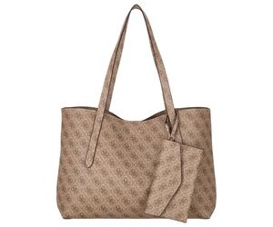 Guess Shopper Brenton Tote (HWLG) latte logo