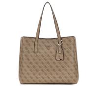 Guess Shopper Meridian II Girlfriend Lederimitat hellbraun Latte-Logo Damen