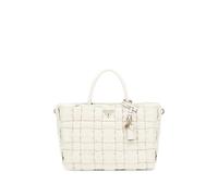 Guess Shopper & Totes - Woven Faux Leather Handbag With Gold-Tone Hardware - Gr. unisize - in Weiß - für Damen