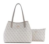 GUESS Shopper Victtoria 2 in 1 Tote Dark Taupe Logo