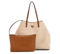 Guess Shopper Tasche Victtoria 2-in-1 Tote Large 40 cm Kunstfell Beige Damen