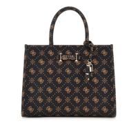 GUESS Silia 2 Compartment Tote Bag Espresso Logo