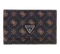 GUESS Silia Passport Organizer Espresso Logo