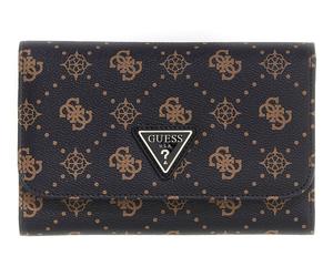GUESS Silia Passport Organizer Espresso Logo