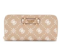 GUESS Silia SLG Large Zip Around Wallet L Biscotti Logo