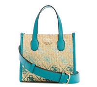 GUESS SILVANA 2 COMP MINI TOTE, Teal Logo, Einheitsgröße
