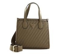 GUESS Silvana 2 Compartment Mini Tote XS Dark Taupe