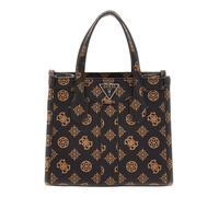 GUESS Silvana 2 Compartment Mini Tote XS Mocha Logo