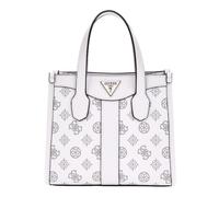 GUESS Silvana 2 Compartment Mini Tote XS White Logo