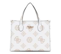 GUESS Silvana 2 Compartment Tote White Logo