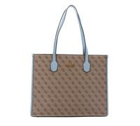 GUESS Silvana Girlfriend Tote Latte Logo / Slate