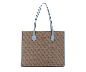 GUESS Silvana Girlfriend Tote Latte Logo / Slate