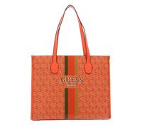 GUESS Silvana Girlfriend Tote Orange Logo