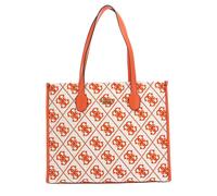 GUESS Silvana Girlfriend Tote Orange Logo