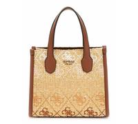 GUESS Silvana Mini Two Compartment Tote XS Cognac Logo