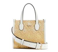 Guess Handtasche Silvana Mini – 2 Fächer – XS Cornsilk mit Logo