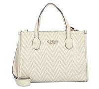 GUESS Silvana Two Compartment Tote Creme White