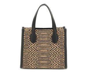 GUESS Silvana Two Compartment Mini Tote Natural / Black