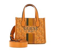 GUESS Silvana Two Compartment Mini Tote Yellow Logo