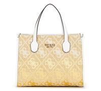 GUESS Silvana Two Compartment Tote Cornsilk Logo