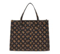 GUESS Silvana Two Compartment Tote Mocha Logo