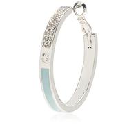 Guess Emaille Silber Creolen One Size, silber, Einheitsgröße, Silber, No_Stone